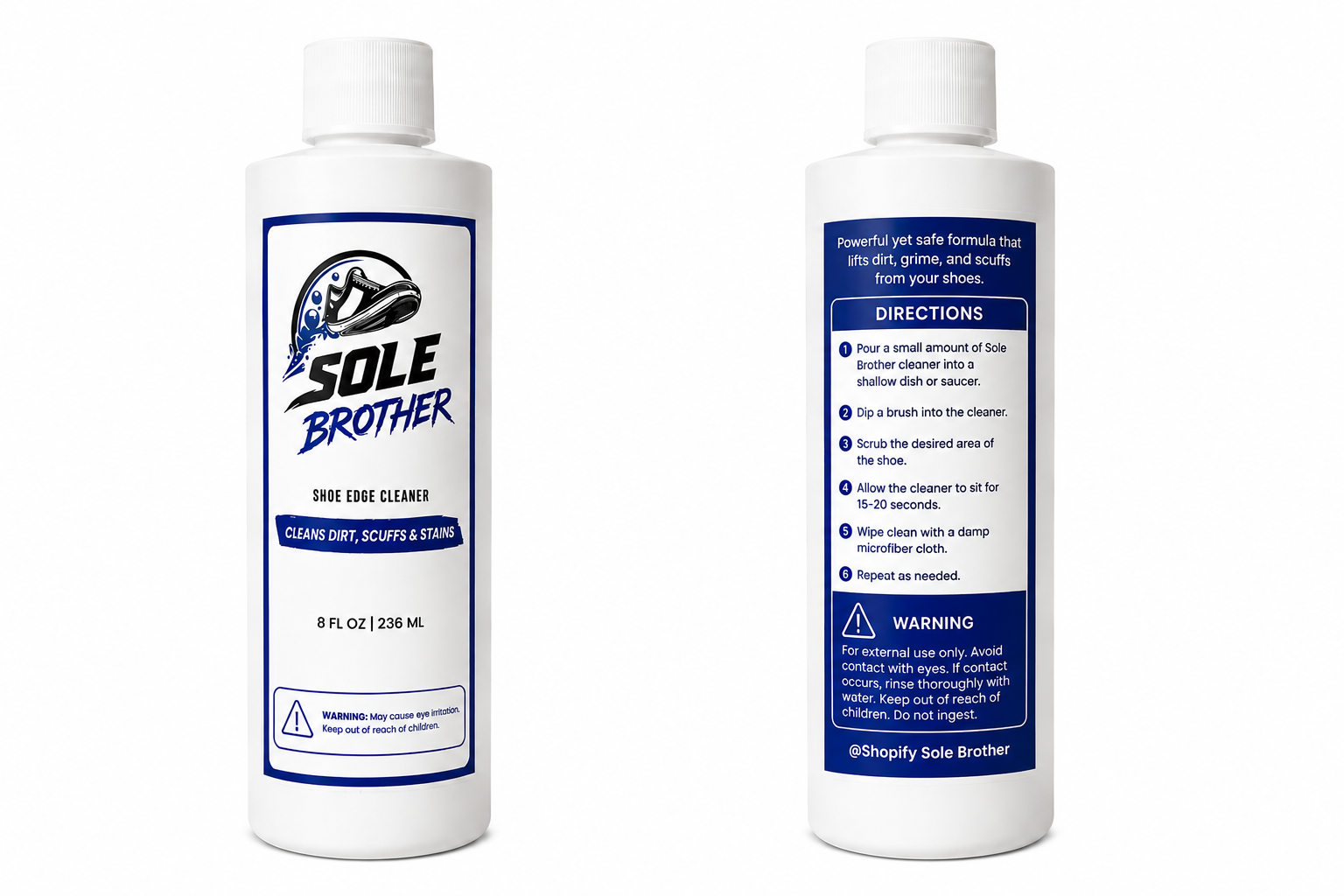 Sole Brother Shoe Cleaner 2-Pack (8oz)